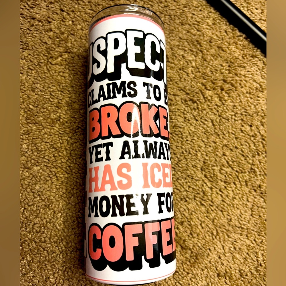 Colorful Insulated Tumbler with Fun Text